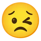 winking face + persevering face