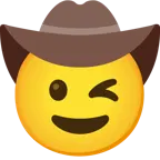winking face + cowboy hat face