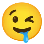 winking face + drooling face