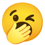 winking face + yawning face