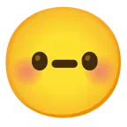 smiling face with smiling eyes + neutral face