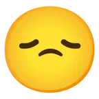 smiling face with smiling eyes + disappointed face