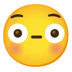 smiling face with smiling eyes + flushed face