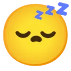 smiling face with smiling eyes + sleeping face