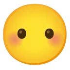 smiling face with smiling eyes + face without mouth