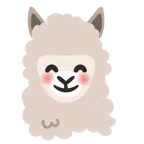 smiling face with smiling eyes + llama