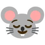 relieved face + mouse face