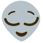 relieved face + alien
