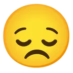 relieved face + angry face