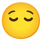 relieved face + face without mouth