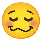 relieved face + woozy face