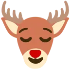 relieved face + deer