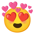 smiling face with heart-eyes + heart with arrow