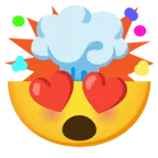 smiling face with heart-eyes + exploding head