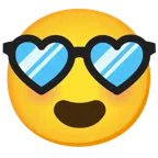 smiling face with heart-eyes + disguised face