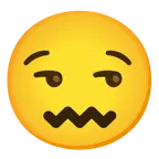 smirking face + confounded face