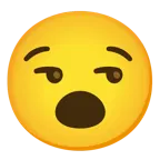 smirking face + face with open mouth