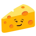 smirking face + cheese wedge