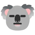 faccina inespressiva + koala