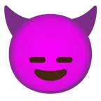 faccina inespressiva + faccina con sorriso e corna