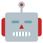 faccina inespressiva + faccina di robot