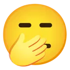 faccina inespressiva + faccina che sbadiglia