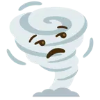 faccina contrariata + tornado