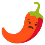 faccina contrariata + peperoncino