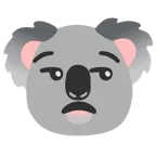 faccina contrariata + koala