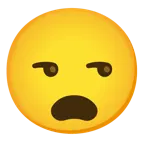 faccina contrariata + faccina angosciata
