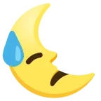 faccina abbattuta sudata + faccina ultimo quarto di luna