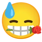 faccina abbattuta sudata + rosa