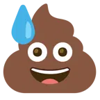 faccina abbattuta sudata + cacca