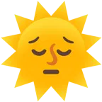 faccina pensierosa + faccina sole