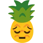 faccina pensierosa + ananas