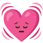 faccina pensierosa + cuore che batte