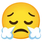 faccina pensierosa + faccina che sbuffa