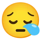 faccina pensierosa + faccina assonnata