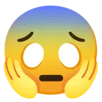 faccina pensierosa + faccina terrorizzata