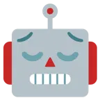 faccina pensierosa + faccina di robot