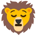 faccina pensierosa + leone
