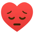 faccina pensierosa + cuori