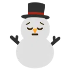 faccina pensierosa + pupazzo di neve senza neve