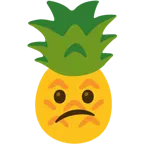 faccina confusa + ananas