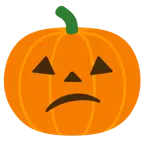 faccina confusa + zucca di Halloween