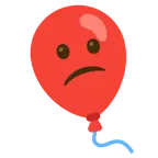 faccina confusa + palloncino