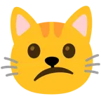 faccina confusa + muso di gatto