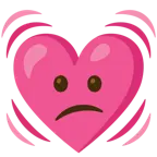 faccina confusa + cuore che batte