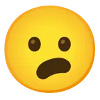faccina confusa + faccina imbronciata con bocca aperta