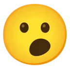 faccina confusa + faccina con bocca aperta